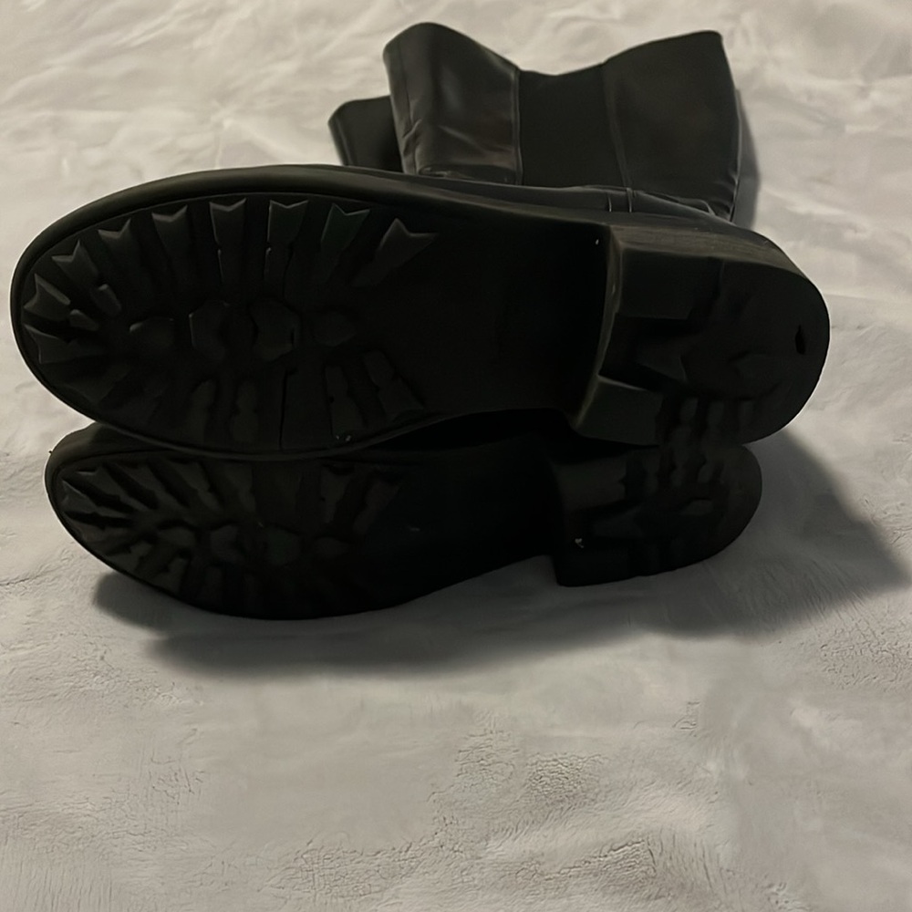 Life Stride Black Pleather Boots - Picture 3 of 4